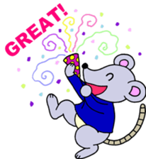 A greeting is extended from animals sticker #2889777