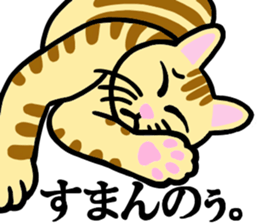 I am a cat.Thank you.2! sticker #2889910