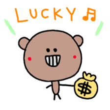 FUNNY BEAR!! sticker #2890181