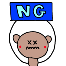 FUNNY BEAR!! sticker #2890192