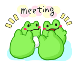 Yan's Frog 3(English version) sticker #2890382