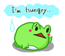 Yan's Frog 3(English version) sticker #2890387