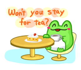 Yan's Frog 3(English version) sticker #2890391