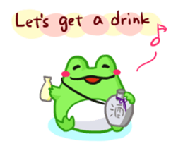 Yan's Frog 3(English version) sticker #2890392