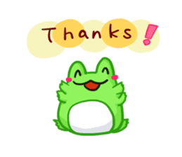 Yan's Frog 3(English version) sticker #2890393