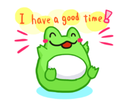 Yan's Frog 3(English version) sticker #2890394