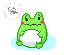 Yan's Frog 3(English version) sticker #2890395