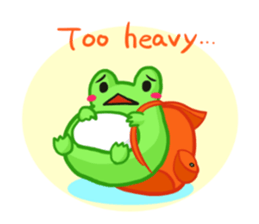 Yan's Frog 3(English version) sticker #2890398