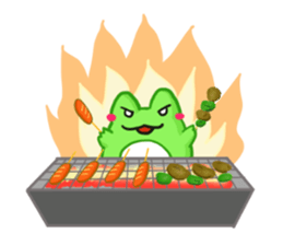 Yan's Frog 3(English version) sticker #2890402