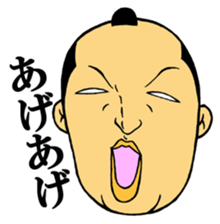 Men of the topknot head sticker #2891175