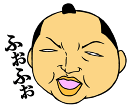 Men of the topknot head sticker #2891180