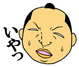 Men of the topknot head sticker #2891191