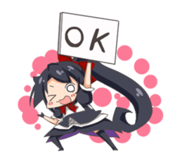 ALICE GIRL (BLACK) sticker #2891328