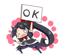 ALICE GIRL (BLACK) sticker #2891328