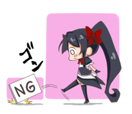 ALICE GIRL (BLACK) sticker #2891329