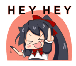 ALICE GIRL (BLACK) sticker #2891331