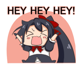 ALICE GIRL (BLACK) sticker #2891332