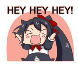 ALICE GIRL (BLACK) sticker #2891332