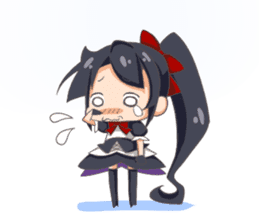 ALICE GIRL (BLACK) sticker #2891343