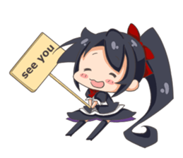 ALICE GIRL (BLACK) sticker #2891362