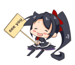 ALICE GIRL (BLACK) sticker #2891362