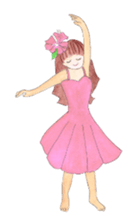 pretty hula girls sticker #2891606