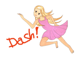 pretty hula girls sticker #2891612