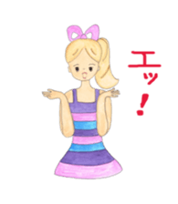 pretty hula girls sticker #2891634