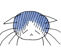 Disgruntled Cat sticker #2891710