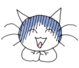 Disgruntled Cat sticker #2891711