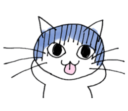 Disgruntled Cat sticker #2891712