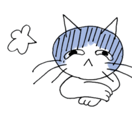 Disgruntled Cat sticker #2891715