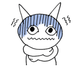 Disgruntled Cat sticker #2891721