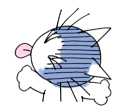 Disgruntled Cat sticker #2891722