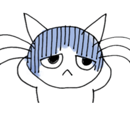 Disgruntled Cat sticker #2891727