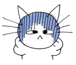 Disgruntled Cat sticker #2891728