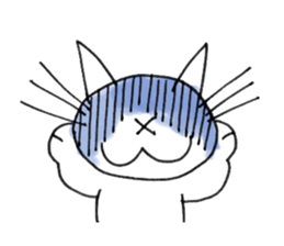 Disgruntled Cat sticker #2891729