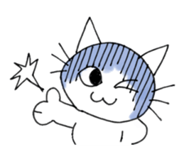 Disgruntled Cat sticker #2891735