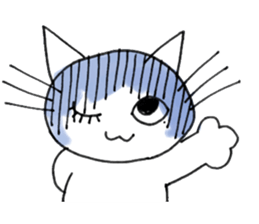 Disgruntled Cat sticker #2891738