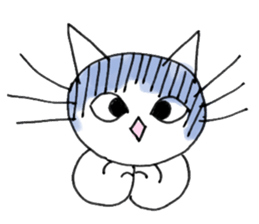 Disgruntled Cat sticker #2891740