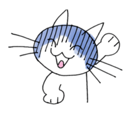 Disgruntled Cat sticker #2891743