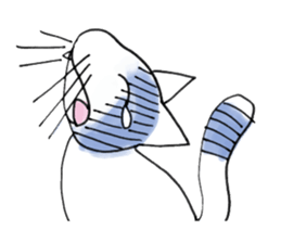 Disgruntled Cat sticker #2891746