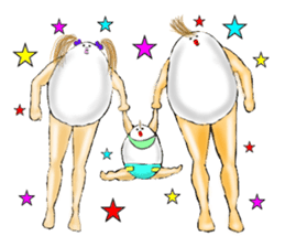 Eggman&woman part4 sticker #2892354