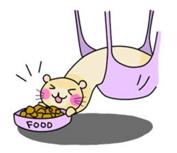 Cute ferrets sticker #2892521