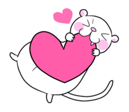 Cute ferrets sticker #2892527