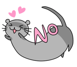 Cute ferrets sticker #2892534