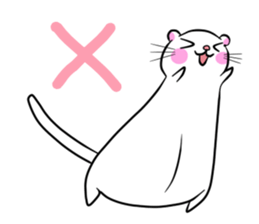 Cute ferrets sticker #2892536