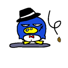 Penguin thick sticker #2892553