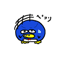 Penguin thick sticker #2892557