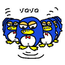 Penguin thick sticker #2892562